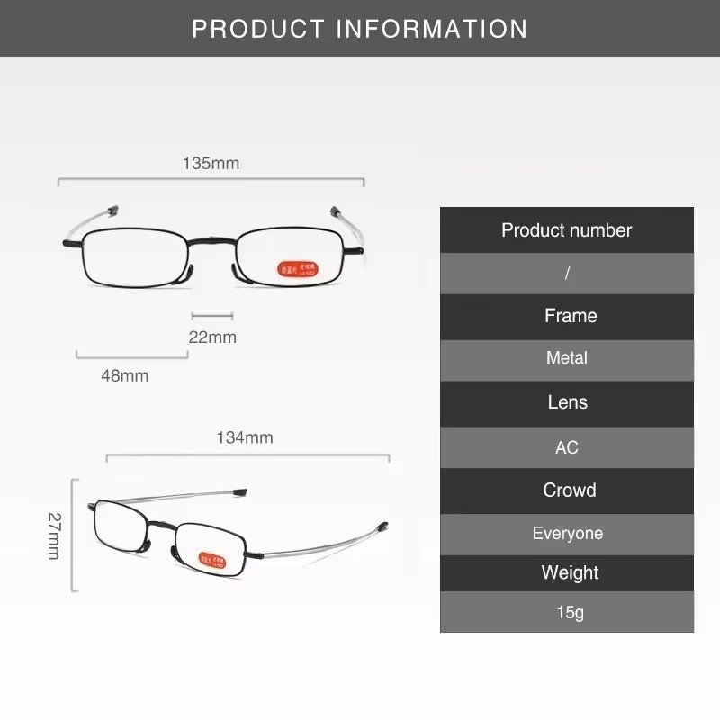 DIXSG Lesebrille, Vollrand, Unisex, schwarz - Bild 2