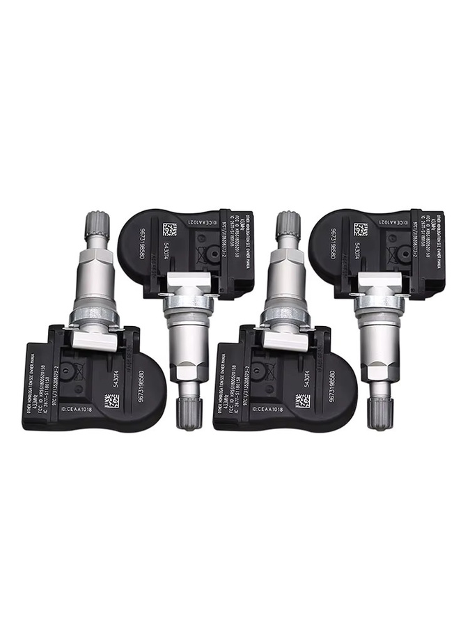 GANGLE Reifendrucküberwachungssystem TPMS Set 4 Stück, 433MHz, Schwarz, passend für Peugeot 207 607 und Citroen C5 C6 C8 - Bild 3