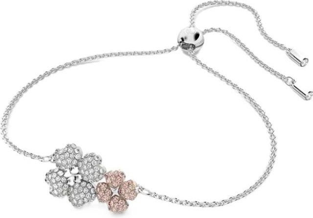 Swarovski Latisha Kleeblatt Armband, Silber, Damen, Kristall - Bild 1