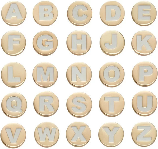 Schuh Charme Alphabet, Gold, Unisex - Bild 1