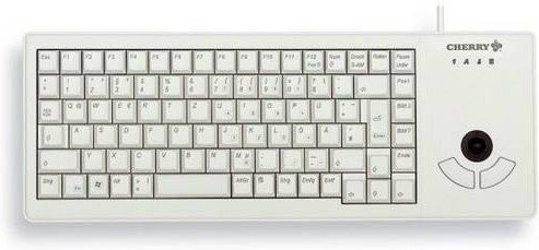 Cherry XS Trackball Keyboard G84-5400 mechanische Tastatur mit Trackball, QWERTZ, USB, Grau - Bild 1