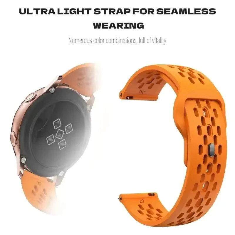 EIGIIS Uhrenarmband Silikon, 22 mm, Bunt, Unisex - Bild 2
