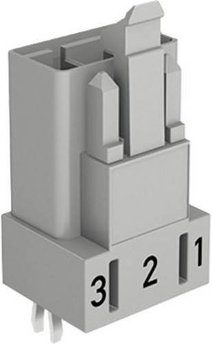WAGO 890-813 WINSTA MINI Netz-Steckverbinder Stecker für vertikalen Einbau, 3-polig, 16A, Schwarz, 100 Stück - Bild 1