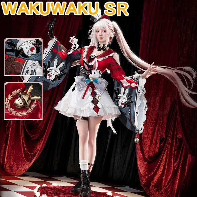 Sparxie Honkai: Star Rail Sparkle Cosplay, Rotes Kleid, Damen - Bild 1