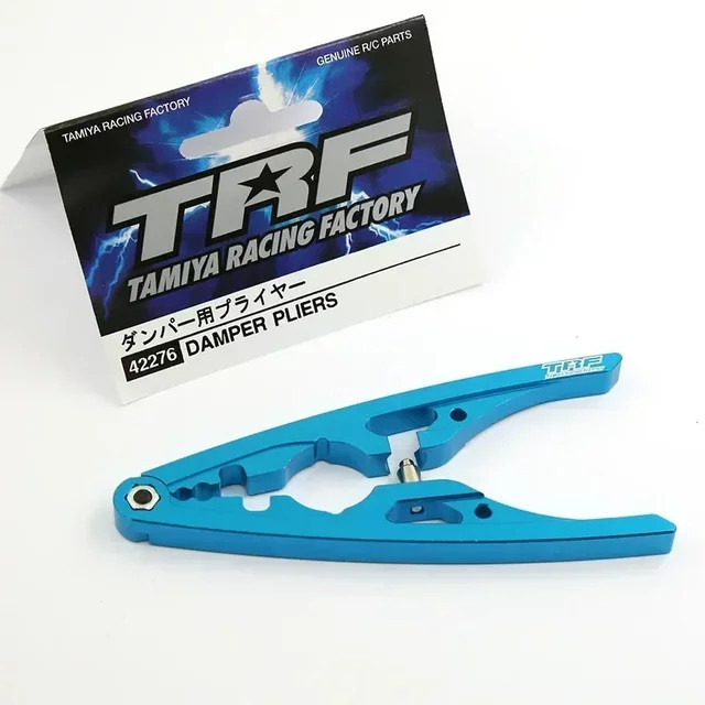 Tamiya Stoßdämpferzange, Multifunktionale Dämpferzange, Metall, Blau - Bild 1
