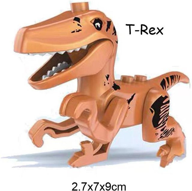 Jurassic Park Dinosaurier Indoraptor Triceratops Indominus Rex T-Rex, Modell Bausteine, ab 6 Jahren - Bild 1