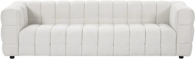 Pascal Morabito Sofa in Weiß mit Bouclé-Bezug, Breite: 255 cm - Bild 1