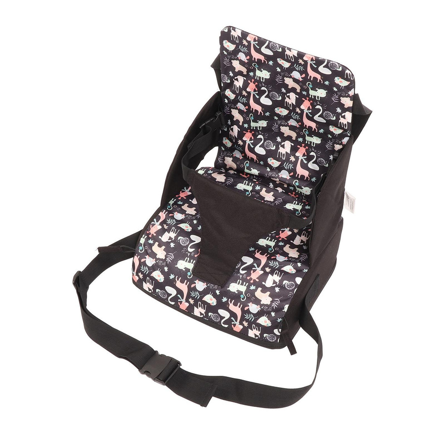 Neoglint Faltbare Kinderstuhl Sitzerhöhung mit Giraffen-Design in Multicolour - Bild 2