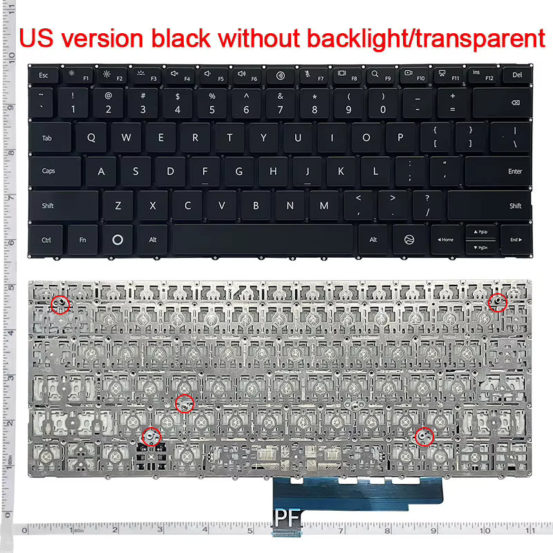 Huawei MateBook X Pro Tastatur Modell 2024 in Grau - Bild 2