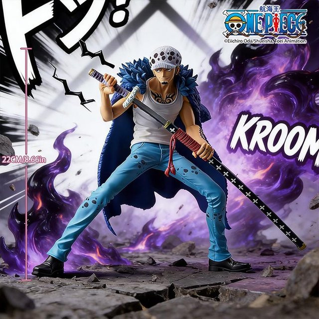 Yiran toy 1 ONE PIECE Trafalgar Law Figur Anime 1-teiliges Set - Bild 1