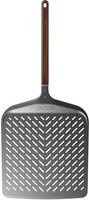 Ooni Signature Perforierter Pizzaschieber 35 cm in Silber und Schwarz - Bild 1