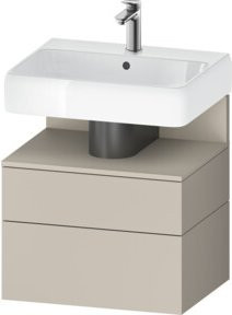 Duravit Waschtischunterschrank Qatego mit 1 Kasten und 1 Auszug, B/T/H: 59 x 47 x 59 cm - Bild 1