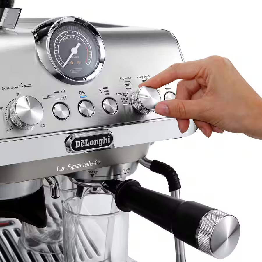 De'Longhi La Specialista Arte Evo EC9255.M Siebträgermaschine in Silber mit 15 bar Druck und 1,7 l Wassertank - Bild 5