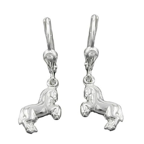 SIGO Ohrringe Brisur Pferde, 925 Silber, Damen - Bild 1