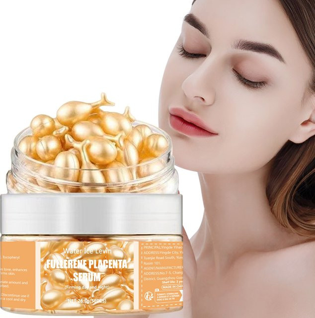 Water Ice Levin Serum Kapseln, Kollagen, Hyaluronsäure, 50 Stück - Bild 1
