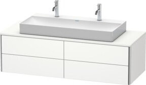 Duravit Waschtischunterschrank XSquare wandhängend, Weiß matt, B/H/T: 140 x 40 x 54,8 cm - Bild 1