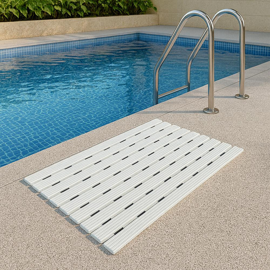 Strado Anti-Rutsch-Badezimmerteppich für Dusche, Duschwanne, Sauna und Pool, B/T: 43 x 61 cm - Bild 2