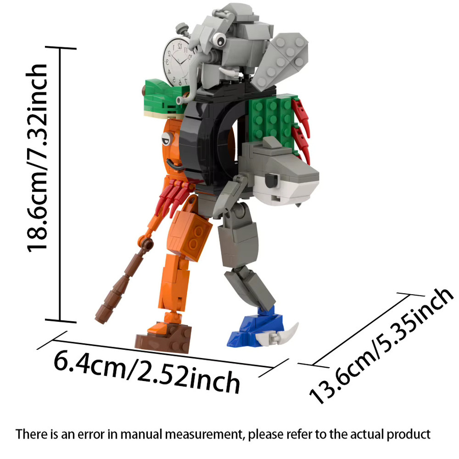 SharkBricks Monster Fusion Edition Bausteine Tiere Mehrfarbig - Bild 2