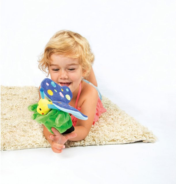 Beleduc Handpuppe Schmetterling, Plüsch / Textil, ab 3 Jahre - Bild 1