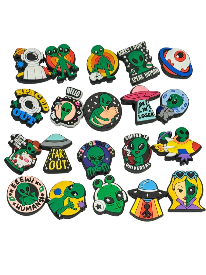 Happye&TiTi Sandalen-Charms, Alien I Don't Speak Human, PVC - Bild 5