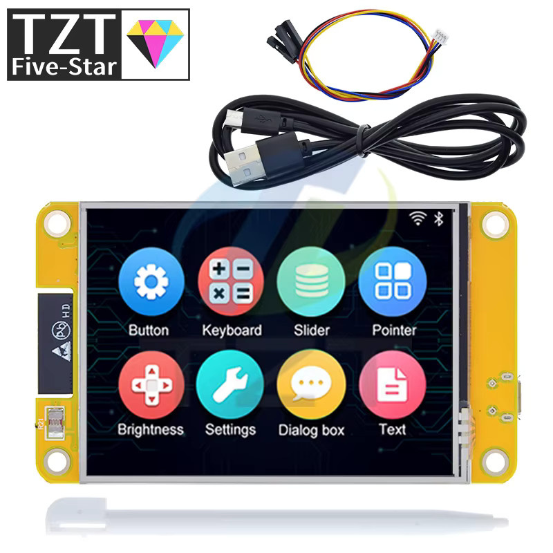 TZT ESP32 LVGL Entwicklungsboard mit 2,8 Zoll LCD TFT-Modul, WLAN und Bluetooth, Smart Display Bildschirm mit Touchfunktion - Bild 4
