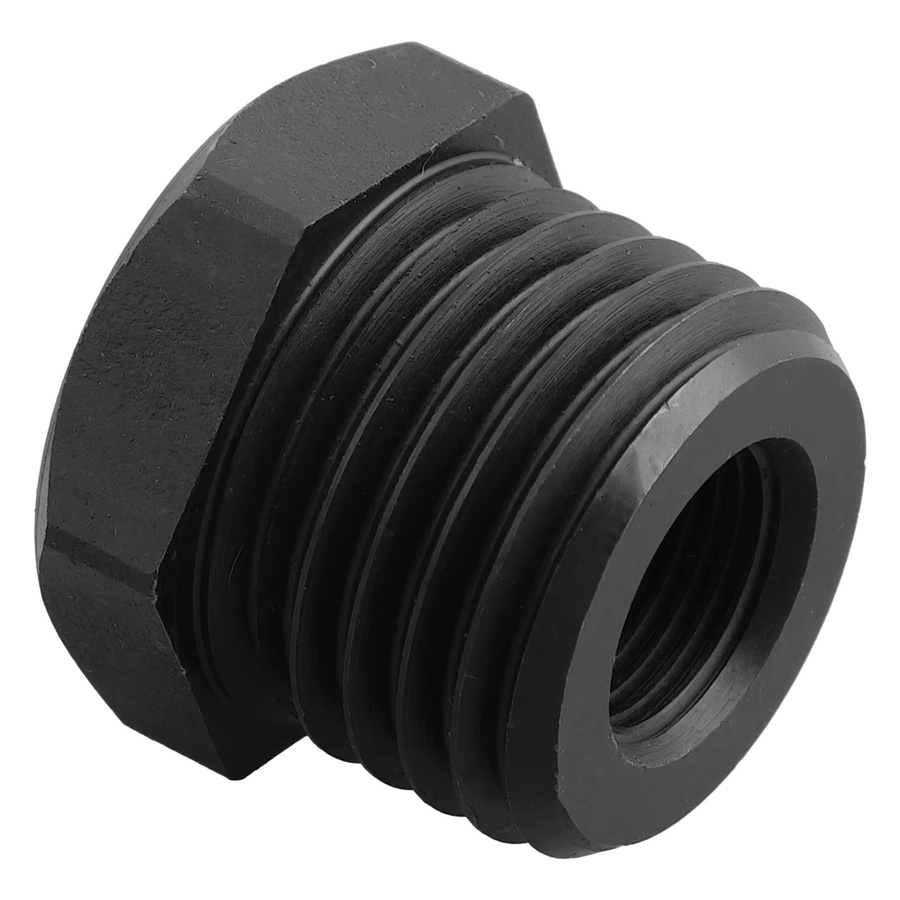DAZZLEEX Drehspindel-Adapter M33x1,5 mm auf M18x1,5 mm für Spannfutter als Zubehör zur Holzbearbeitung in Schwarz - Bild 2