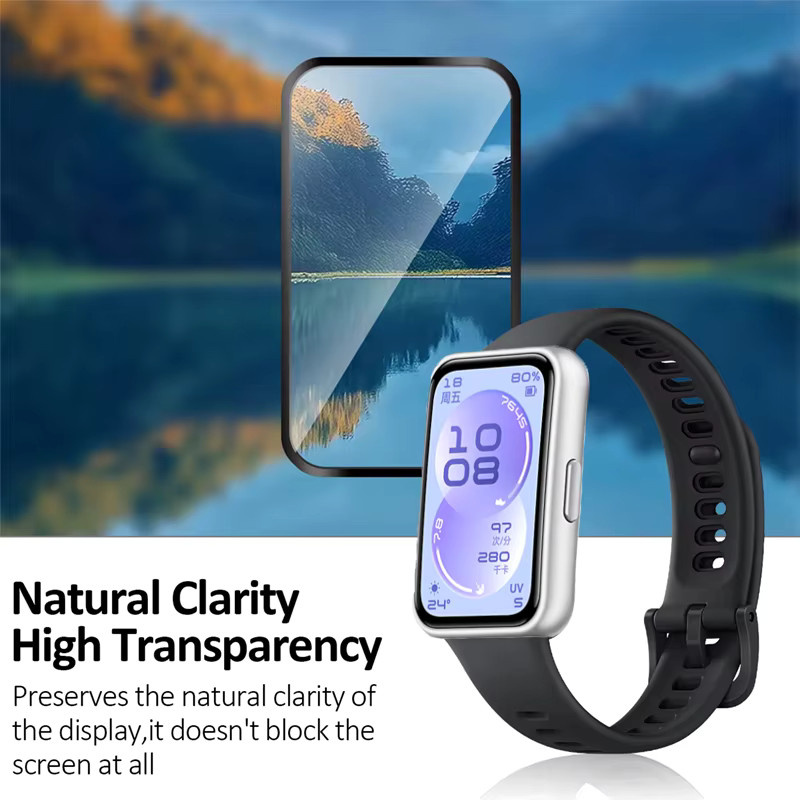 Displayschutzfolie Huawei Band 11/11 Pro, transparent, Unisex - Bild 4