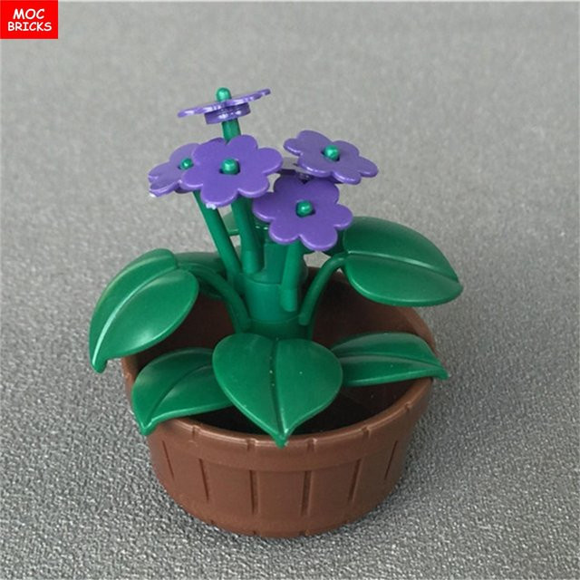 Yiran toy Blumentopf Rosenpflanze Bonsai Konstruktionssteine ab 6–12 Jahren - Bild 1