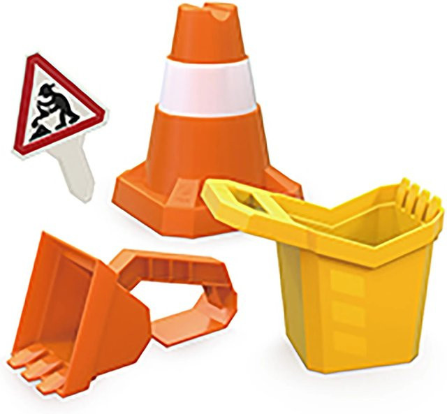 Hape Sandspielzeug-Set Baustelle 4-teiliges Set Mehrfarbig ab 3 Jahren - Bild 2