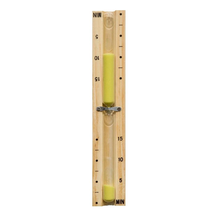 WEKA Sanduhr für die Sauna in Beige aus Holz und Glas - Bild 2
