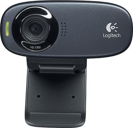Logitech C310 HD Webcam in Schwarz mit 5 MP und USB-Anschluss