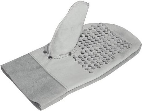 KS Tools Führungshandschuh aus Leder in Grau - Bild 1