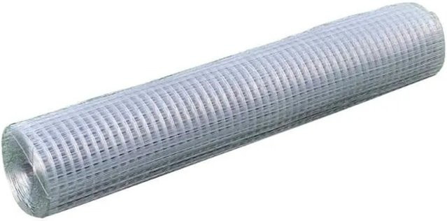 vidaXL Maschendraht aus verzinktem Stahl in Silber, B: 10 m, H: 1 m - Bild 1