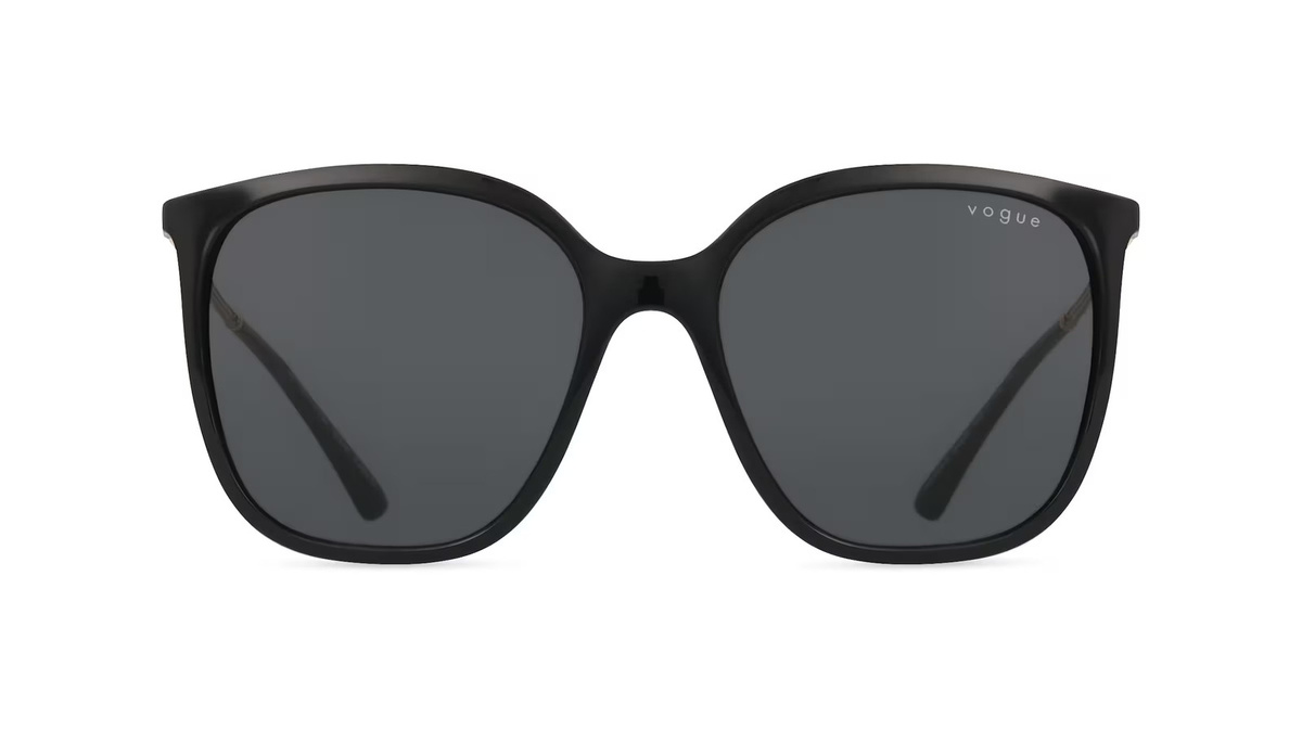 Vogue 0VO5564S Sonnenbrille, Vollrand, Quadratisch, Acetat, Damen, schwarz, grau - Bild 1