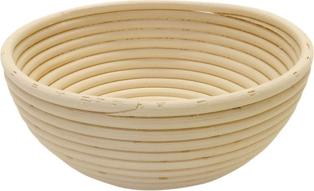 Schneider Brotform Gärkorb mit geflochtenem Boden in Beige/Braun, Durchmesser: 20 cm, Höhe: 8,5 cm - Bild 1