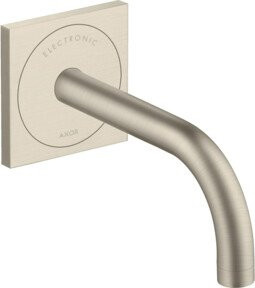Hansgrohe Axor Uno UP Elektronischer Waschtischmischer mit Sensor, Wandmontage, Ausladung 16,5 cm, Brushed Nickel - Bild 1