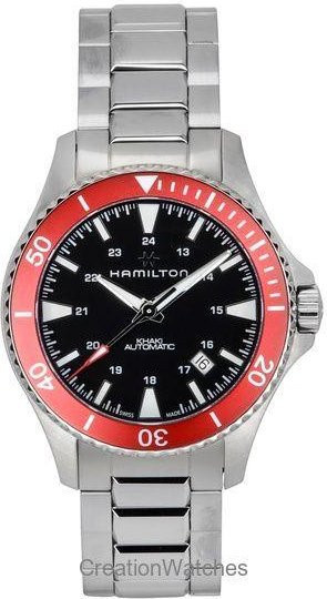 Hamilton Armbanduhr Automatik, Edelstahl, Schwarz, 40 mm, Herren - Bild 1