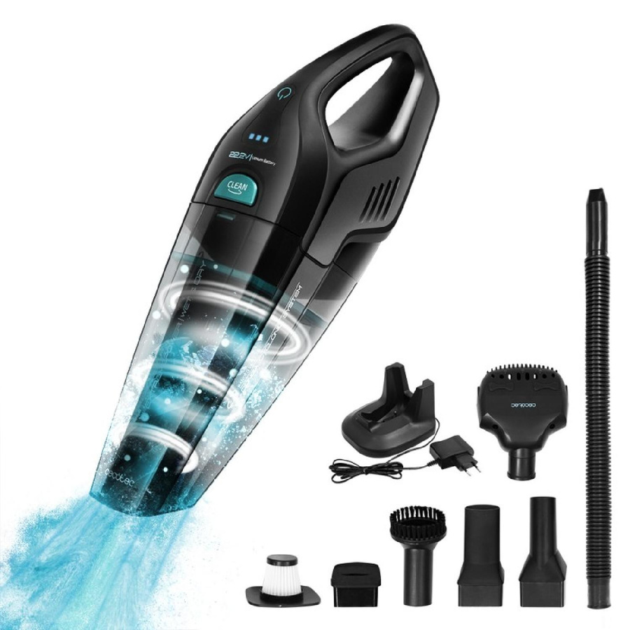 Cecotec Conga Immortal Extreme Suction 22,2 Animal Handstaubsauger, Trocken & Nass, Zyklonal, Beutellos, Schwarz, 0,5 l, Akku - Bild 1