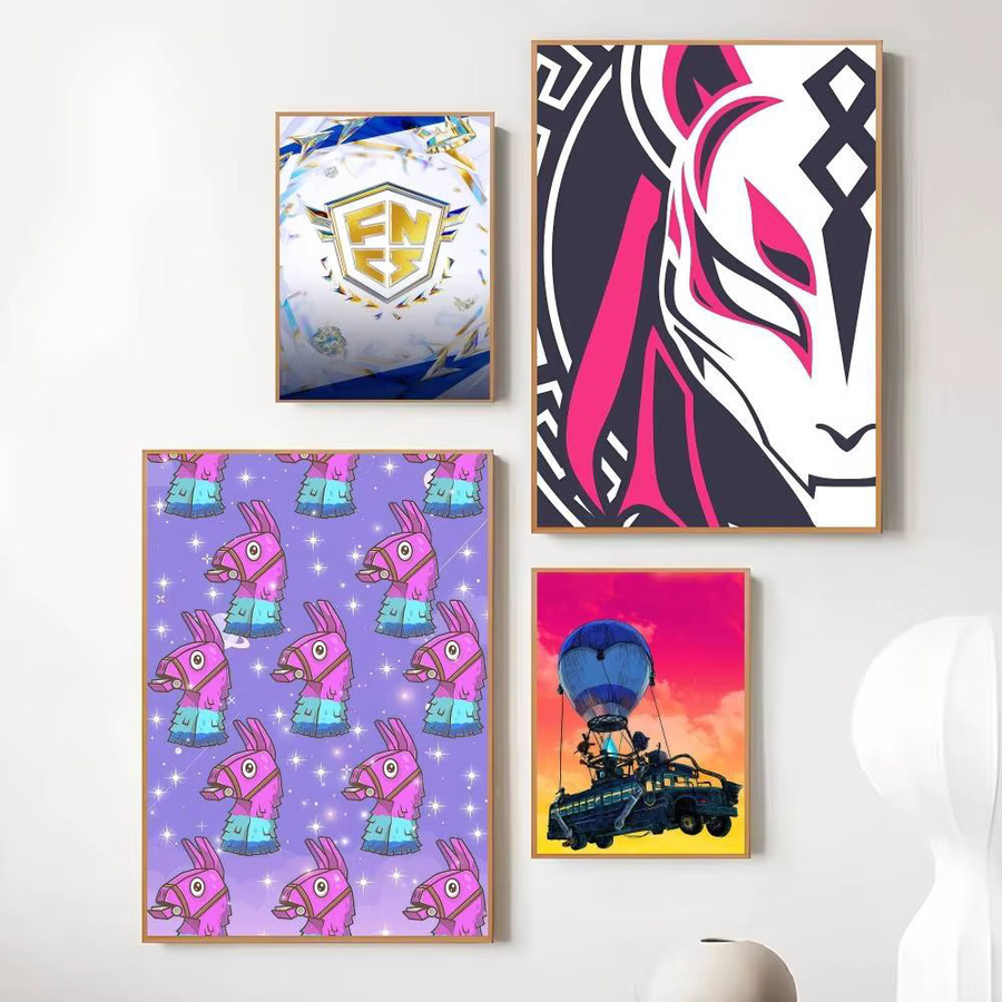Fortnite Leinwanddruck Poster für dein Zuhause oder Büro, Mehrfarbig, Breite: 21,0 cm, Höhe: 30,0 cm - Bild 2