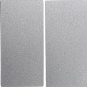 Berker Wippe 2-fach Alu Matt Silber Flush Design - Bild 1