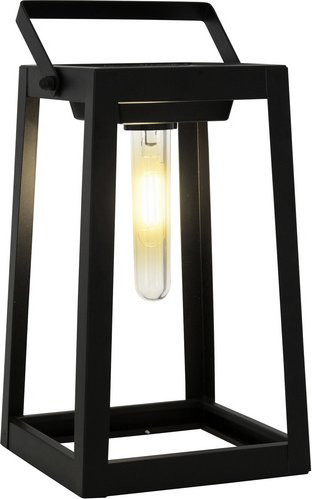 Näve LED-Deko-Solarleuchte Schwarz mit Aufhängung, Höhe: 25,5 cm - Bild 1