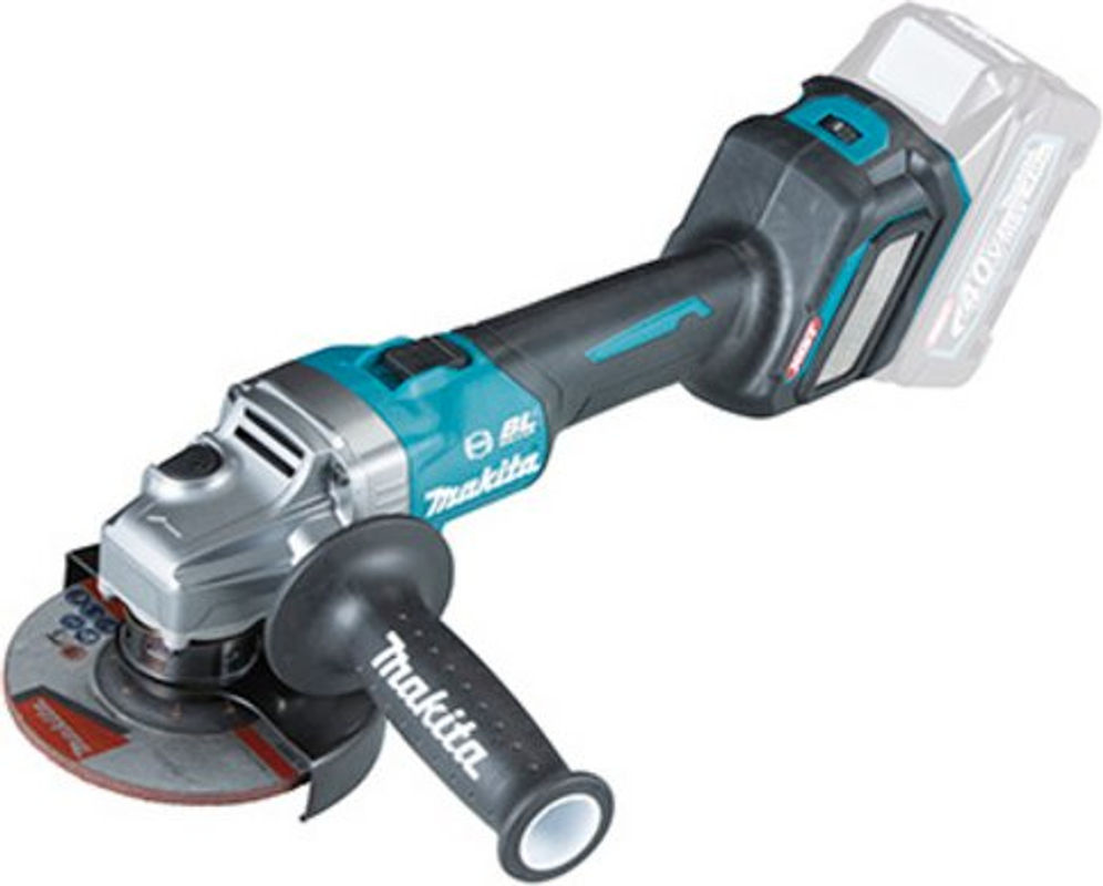 Makita Akku-Winkelschleifer GA023GZ XGT 40V in Blau und Schwarz - Bild 2