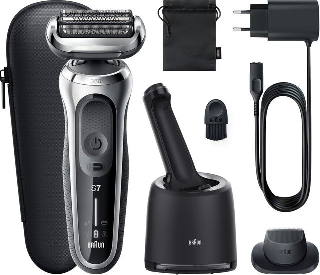 Braun Series 7 Trocken-Nass Rasierer, Herren, silber - Bild 1
