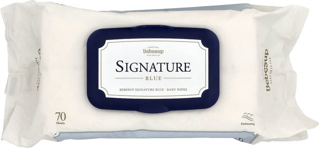 Bebesup Baby Feuchttücher Signature Blue, 70 Stück, Centella Asiatica - Bild 1