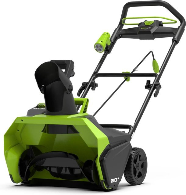 Greenworks Akku-Schneefräse GD40ST 40 V Grün einstufige Ausführung ohne Akku - Bild 1