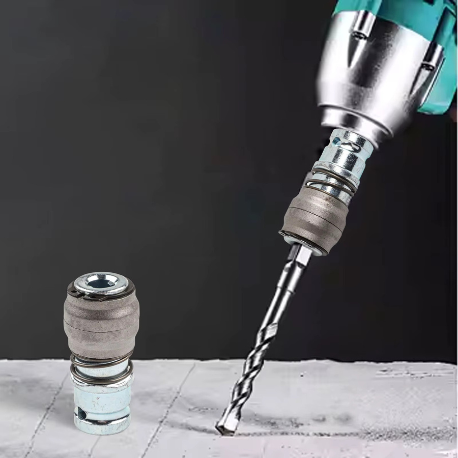 DAZZLEEX Elektrischer Hammer Umwandlungsadapter für Bohrer zur Bohrung in Wänden und Ziegeln für runde und quadratische Formen - Bild 4
