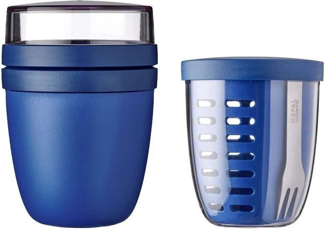 Mepal Ellipse Lunchpot mit Fruitpot 2er Set in Blue - Bild 1