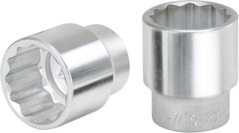 KS Tools 12-kant-Stecknuss kurz 17 mm 3/4 Zoll in Silber - Bild 1
