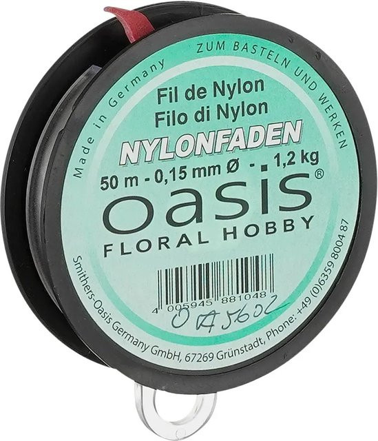 Mica Decorations Nylonfaden Transparent 0,15 mm x 50 m - Bild 1