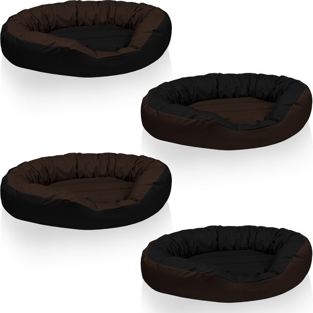 BedDog® Hundebett SUNNY 4in1 Hundekissen mit erhöhtem Rand und waschbarem Bezug, einfarbig - Bild 1